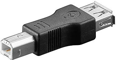 Goobay 50291 Adattatore USB 2.0 ad Alta Velocità, Nero