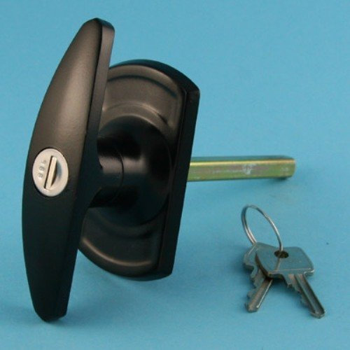 Universal Garage Door Black 'T' Handle Spares and Parts