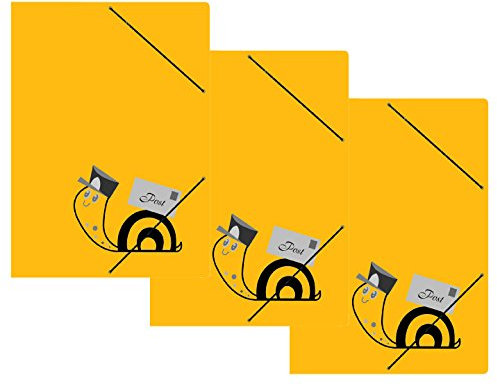 Postmappe ''Schneckenpost'', Maße (BxH): 240 x 330 mm, bis DIN A4, mit Gummizugverschluss (3er Pack)