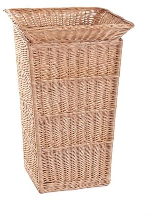 e-wicker24 Présentoir en osier de 2 parties,boite de rangement,support de stockage, support de stockage de pain aux légumes (Carre_moyen)