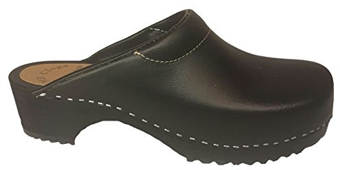 MB Clogs Original Schwedenclogs schwarz mit Spannpolster