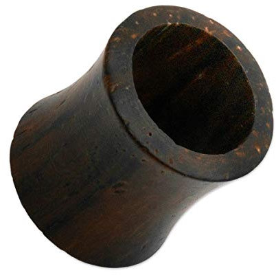 Soul-Cats 3-25 mm Flesh Tunnel Plug Holz Double Flared Tube Sonoholz, Größe: 14 mm