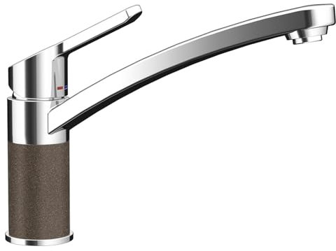 SCHOCK Küchenarmatur SC-90 Bronze – Hochdruck Armatur CRISTADUR mit Festauslauf und Standard Norm-Anschlüssen