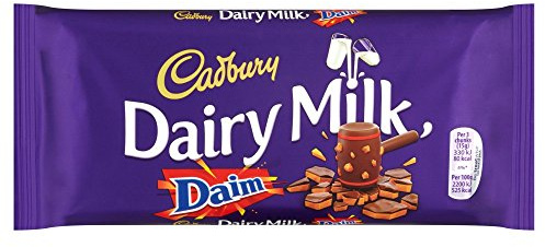 Cadbury Daim de lait laitier (120 g x 15 x 1 paquet)