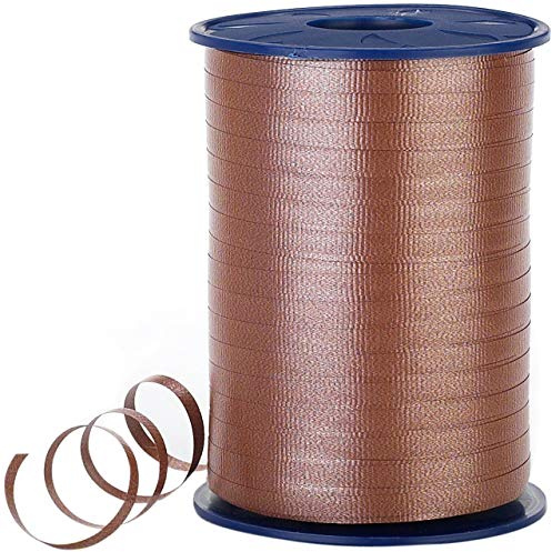 Morex Curling Ribbon 3/16 500 Yds for Gift Wrapping, Balloon String, Birthday Parties, Holidays, Decorations, Chocolate