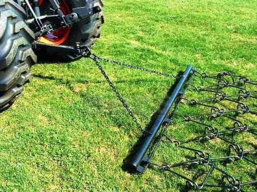 Neat Attachments 4' x 7' 6 Pasture Drag Chain Harrow - Overall 10-1/2 Ft. Long - 1/2 Dia
