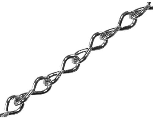 Faithfull FAICHJCUT20Z Jack Chain Zinc Plated Steel 2.5M Length 2mm Diameter, Silver