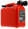 Cartec 506022 Tanica Omologata Carburanti, Rosso, 5 Litri