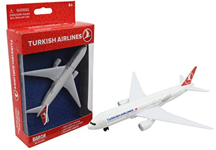 Herpa Toys Single Airplane Turkish Airlines, kleiner Maßstab, Flugzeug Modell, Sammeln, Spielen, Spielzeug Miniaturmodell aus Kunststoff - für Kinder ab 3 Jahren!