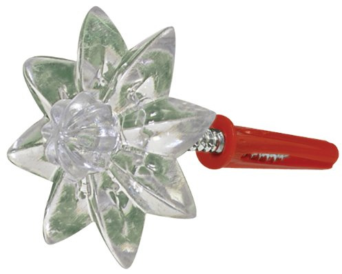 Hillman Group 122200 Mirror Rosettes, Clear, Various, 4 Sets