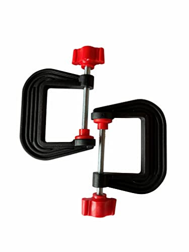 Linic UK Made G Clamps, Pair of 2 (50mm) Clamps (H4042) Free UK Postage