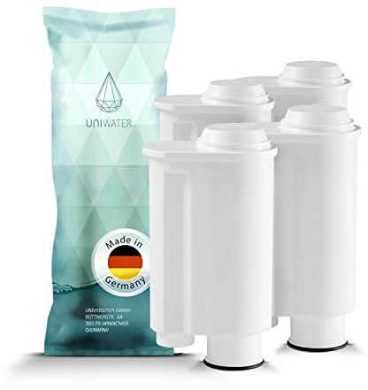 4 cartucce per filtro dell'acqua adatte a macchine da caffè Saeco, Philips, Intenza, Lavazza Gaggia, simile a pezzo originale Saeco CA6702/00