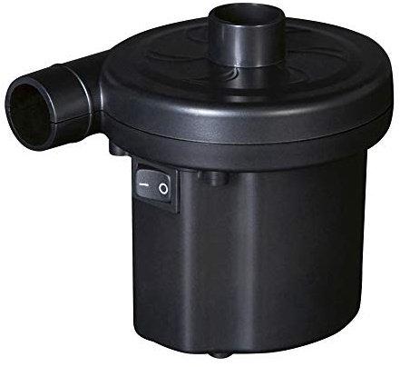 Bestway Elektronische Luftpumpe Elektropumpe mit 2 Adaptern für 12V und 220V Steckdosen, 62076