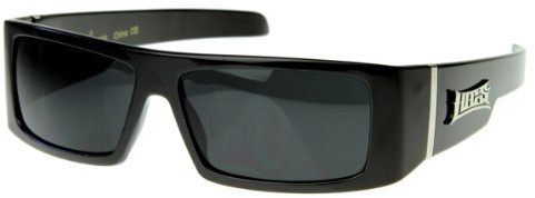 Locs - Offizielle Locs Hardcore Gangsta Shades Square Sportrahmen Sonnenbrille LOKES