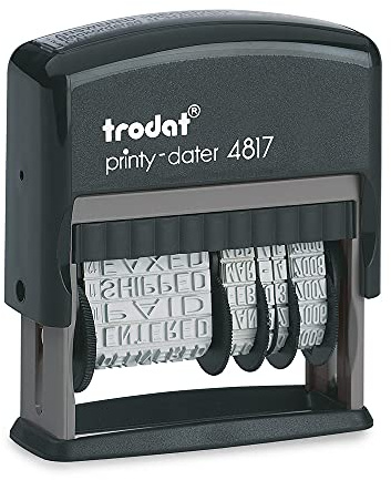 Stempel Wortband M. Datum Trodat 4817 Printy