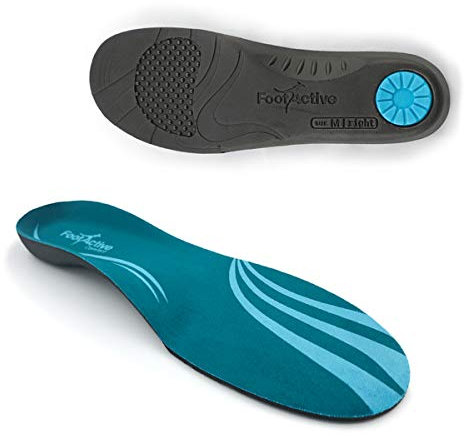 FootActive COMFORT Premium Insoles, 9/10.5 UK, Blue