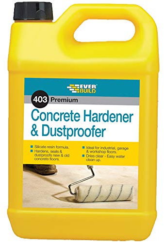 Everbuild 403 Premium Concrete Hardener and Dustproofer – Clear Coat – 5 Litre
