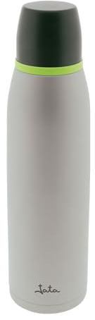 Jata Hogar 920 - Termo 1 Litro de Acero Inoxidable Doble Pared, Botella Térmica 1L sin BPA, Mantiene Frío y Calor Varias Horas, Cierre Hermético Antifugas, Tapa Vaso y Vertedor Rápido
