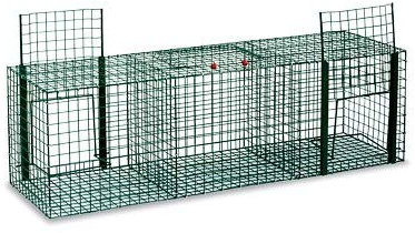 Sanibird Jaula Trampa 3 DEPARTAMENTOS 90X30X30