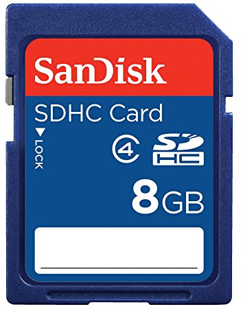 SanDisk Standard SDHC 8 GB Memory Card (Label May Change)