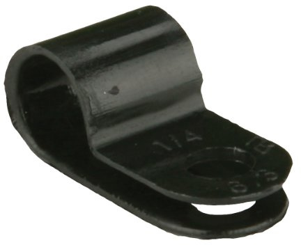 Metra Electronics Install Bay BCC14 1/4-Inch Cable Clamp, Black (100-Pack)