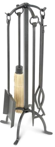 Pilgrim Pilgrim - Juego de Utensilios para Chimenea de Hierro Vintage, 31 Pulgadas de Alto
