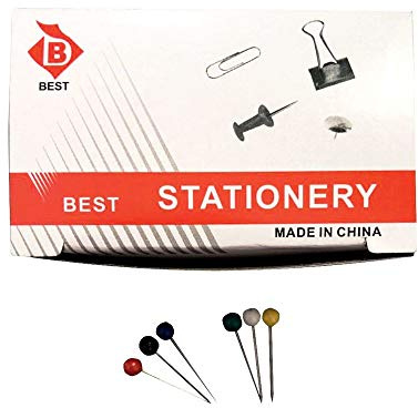 Essential Assorted Map Pin (Pack of 100)