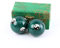 lachineuse - Yin Yang Qi Gong Kugeln Set - Chinesische Klangkugeln aus Emaille ⌀ 45 mm - Gesundheitskugeln - Geschenkbox Entspannung Zen - Asiatisches Feng Shui Objekt - Grün