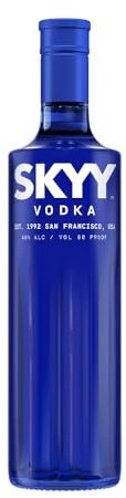 Skyy Vodka- mild & weich | vierfach destilliert | 1 x 0.7 l | 40% vol