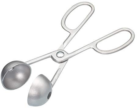 KitchenCraft Home Made Meatball Maker Tool with Non Stick Coating, Metal, 16.5 cm, Silver