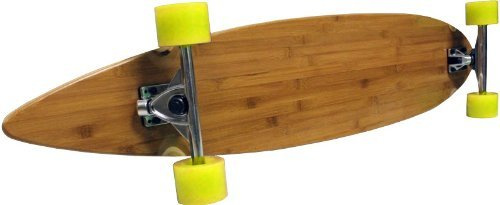 TGM Skateboards Bamboo Longboard 9x43 Complete Pintail Cruiser Skateboard Downhill Trucks 70mm