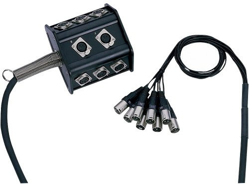 Adam Hall Cables K 8 C 15 P Multicore Stagebox 8 x send | 15 m