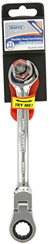 Draper Expert 06860 15mm O/E Flex Ratchet Spanner
