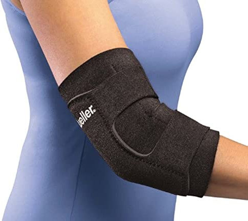 Mueller Elbow Support, Ellenbogenbandage, schwarz, Universalgröße