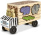 Melissa & Doug Wooden Shape Sorter Rescue Truck with Zoo & Safari Animals Toys for Kids | Wooden Puzzles for 2+ Year Olds | Montessori Toddler Animal Toys | Toddler Puzzles