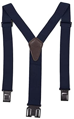 Dickies Perry Y-Back - Spallacci regolabili da uomo, colore blu navy, taglia unica, Blu marino, Taglia Unica