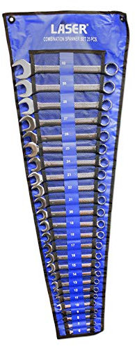 Laser 6396 Combination Spanner Set 25pc