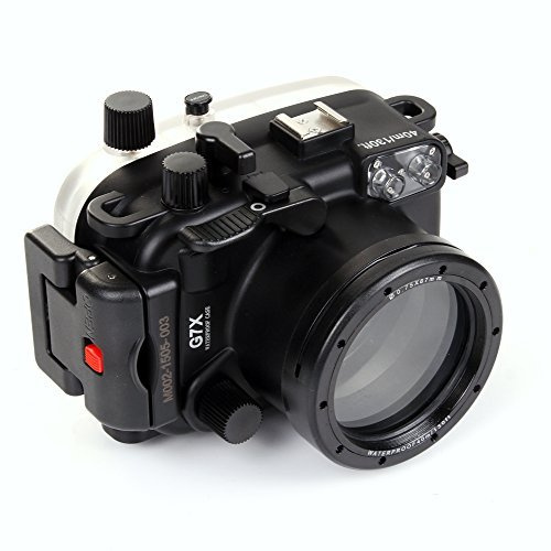 Fotga 40 M/130 °F Waterproof Housing Diving Hard Case Cover for A Canon PowerShot G7X & 24 100 mm