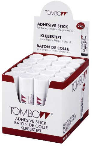 Tombow Klebestifte, 22 g, in Schachtel verpackt, 20 Stück