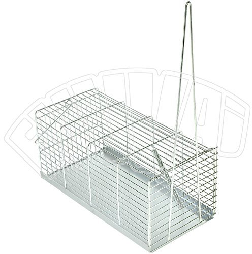 TRAPPOLA A GALLERIA PER TOPI 310 MM - MEDIA GABBIA CATTURA RATTI CON MOLLA