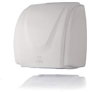 Hyco Hurricane Hand Dryer Rated IPX1 Air Speed 17.8m/sec 3500LFM Drying Time 20-25sec 1.8kw Ref HD1800
