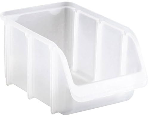 hünersdorff Sichtbox / Stapelbox / Lagerbox in Größe 3, stapelbar, Farbe: Transparent, 673700