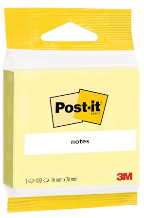 Post-it 27002 Flow Pack Appendibile di Foglietti, 100 Fogli, 72 G/M2, Giallo Canary