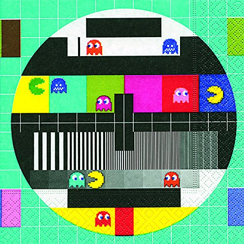 20 Servietten 33x33 cm für Testsiebe/Retro/Motiv