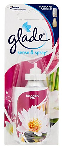 Glade (Brise) Sense & Spray Nachfüller (für Glade Lufterfrischer Gerät), Relaxing Zen Duft 1er Pack, 18 ml