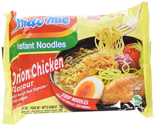 indomie Halal Onion Chicken Noodles 75 g (Pack of 40)
