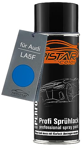 TRISTARcolor Autolack Spraydose für Audi LA5F Summer Blue | Basislack, Sprühdose 400ml