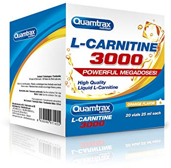 Quamtrax Nutrition L-Carnitine 3000, Sabor Naranja - 500 ml, 500 mililitro, 1