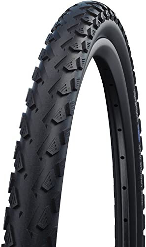 Schwalbe Land Cruiser Fahrradreifen – Drahtreifen mit K-Guard Pannenschutz – All-Terrain Profil – Für Trekking-, City- & E-Bikes – Schwarz