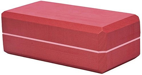 Yoga Block PRO Yogablock Klotz Hilfsmittel Pilates Asana Brick rot